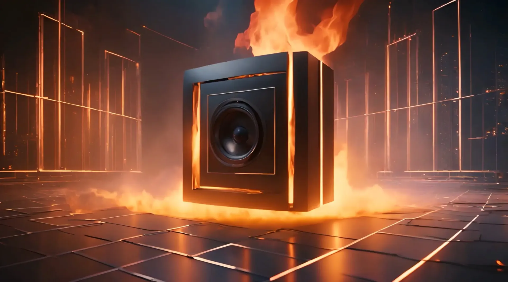 Sound on Fire A Speaker's Blazing Performance
